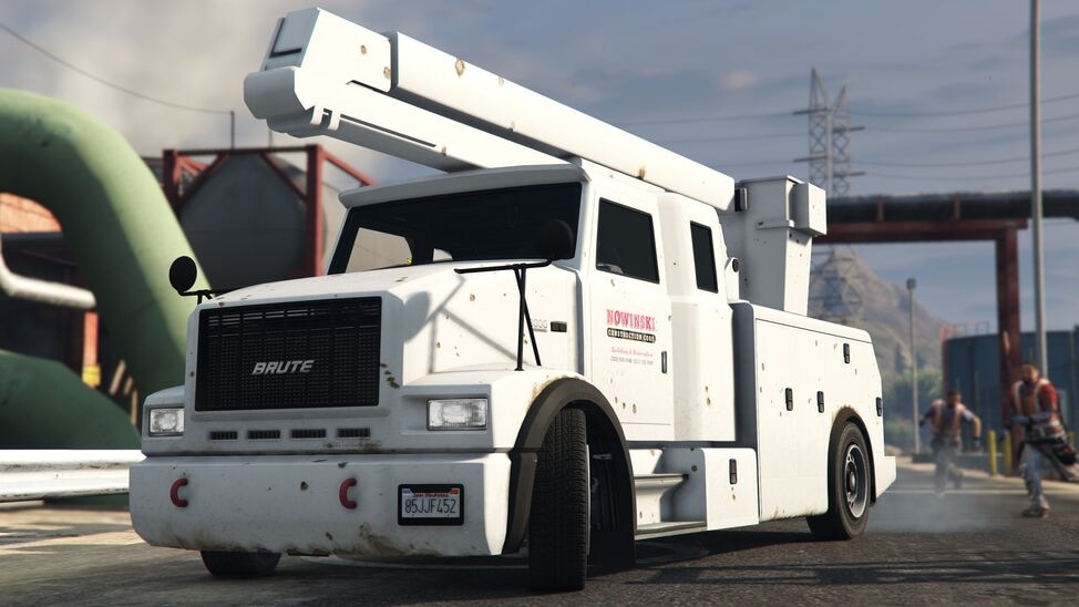 B)グランド・セフト・オート5 Utility Truck - Grand Theft Auto V(グランドセフトオート5